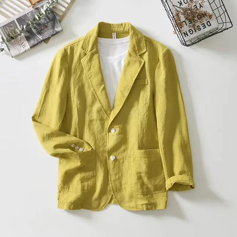 Blazer Linho Masculino - Old Money